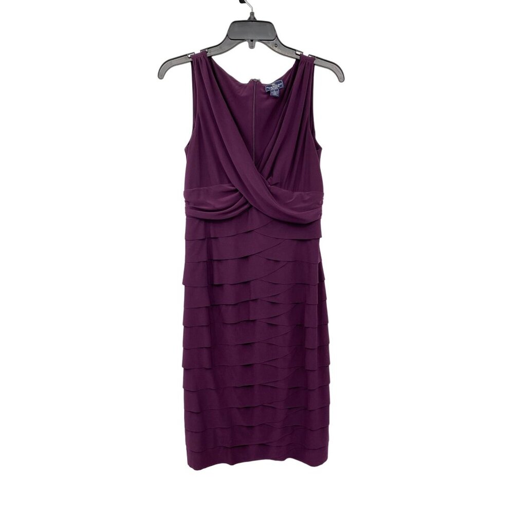 American Living Dress Womens 8 Used Plum Cocktail